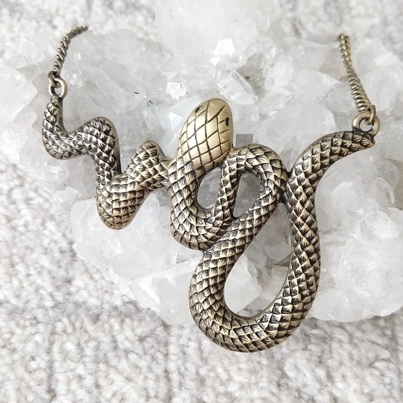 Robert Rose Jewelry - Boldly chic snake necklace